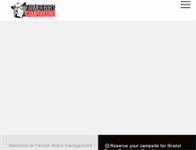 Tablet Screenshot of farmerbobcampground.com